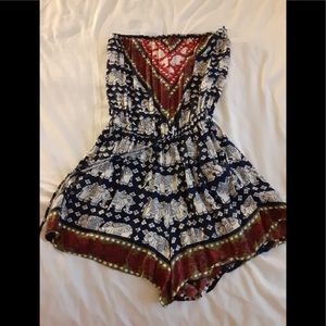 Angie Strapless Medium Romper